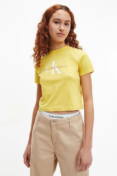Calvin Klein CK Monogram Tshirt Lemon