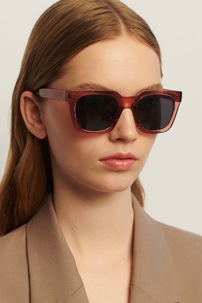 A.KJAERBEDE Nancy Sunglasses Soft Red Transparent