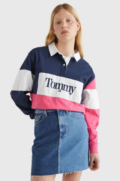 Tommy Hilfiger Relaxed Rugby Colourblock