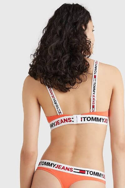 tommy hilfiger unlined bra coral