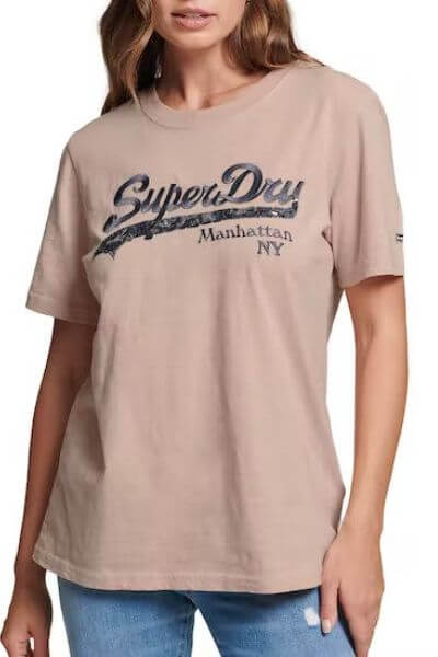 Superdry Vintage Logo Borough Womens Short Sleeve T-Shirt
