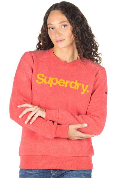 Superdry Vintage Core 80’s Crew Red