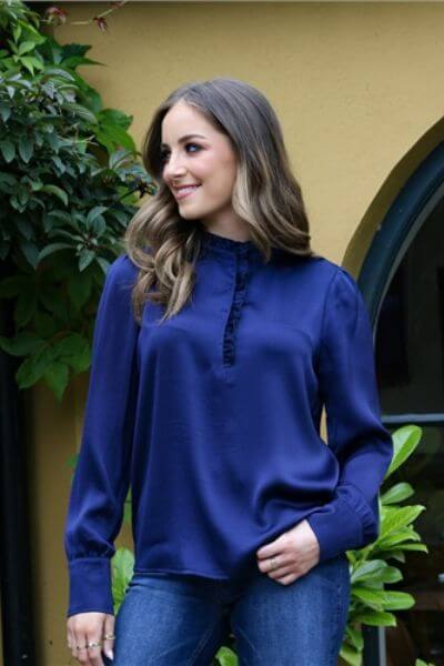 Rant and Rave Veda Blouse Navy