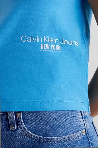 Calvin Klein NY Logo Tee Blue