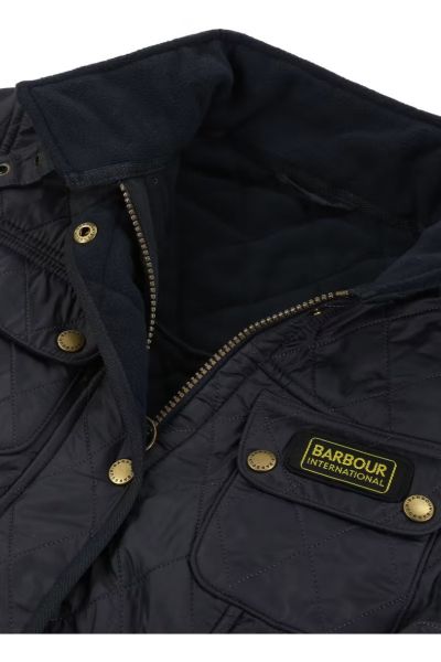 Barbour International Quilt Jacket Navy