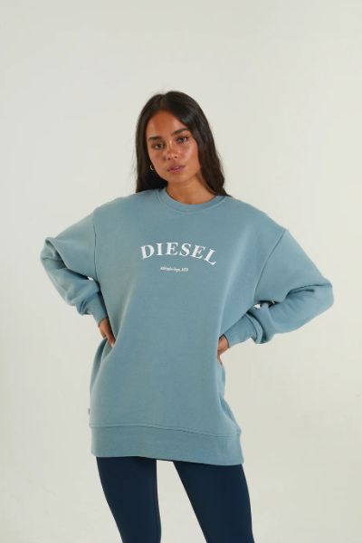 Diesel Bailey Sweatshirt Sea Blue