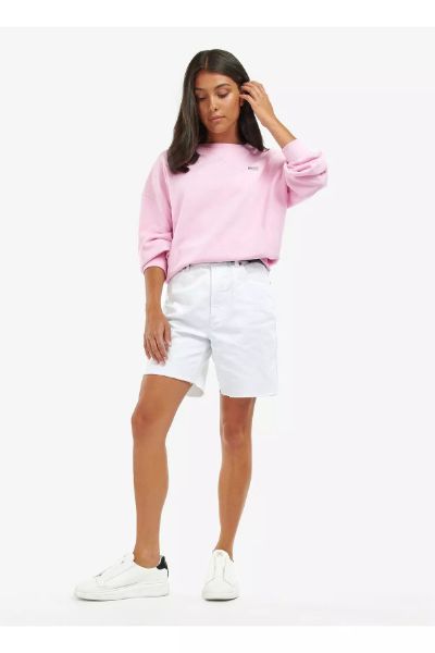 Barbour Rossin Overlay Sweatshirt Pink