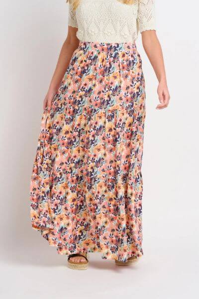 Brakeburn Summer Blooms Maxi Skirt