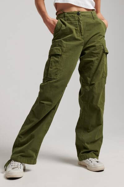 Superdry Vintage Low Rise Cargo Green