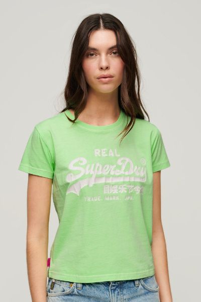Superdry Neon Graphic Tshirt Mint
