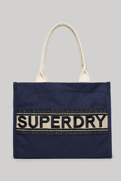 Superdry Luxe Tote Bag Navy