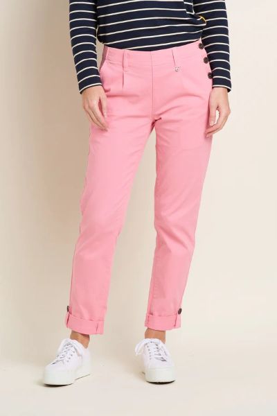 Brakeburn Button Side Trousers Pink