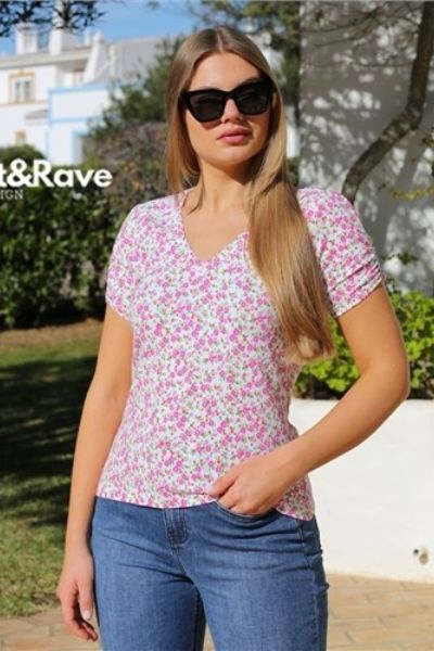 Rant & Rave Christabel Tee Pink