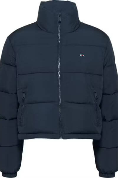 Tommy Hilfiger Cropped Puffer Jacket Navy