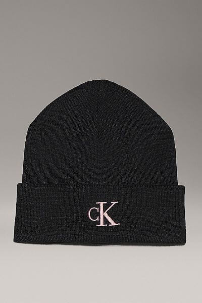 Calvin Klein Logo Beanie Black