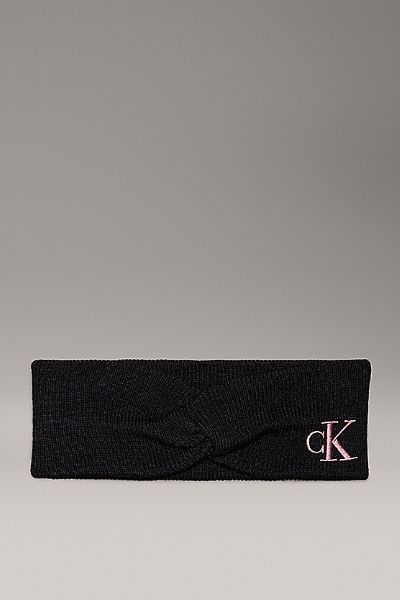 Calvin Klein Twist Embro Headband Black