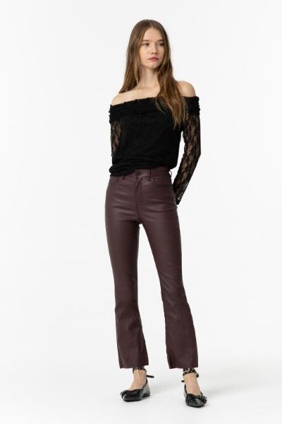 Tiffosi Megan Trousers Burgundy