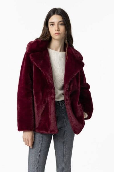 Tiffosi Rabbit Jacket Burgundy