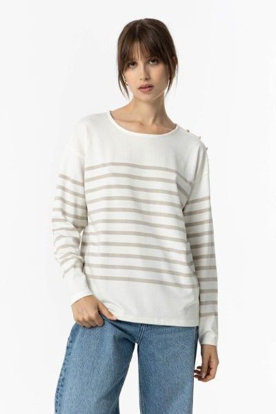 Tiffosi Venice Stripe Knit Ivory