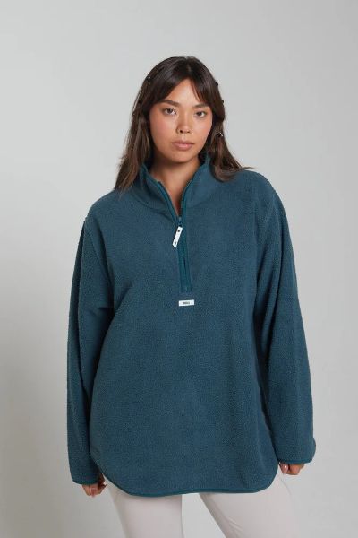 Diesel Kai Fleece Half Zip Green