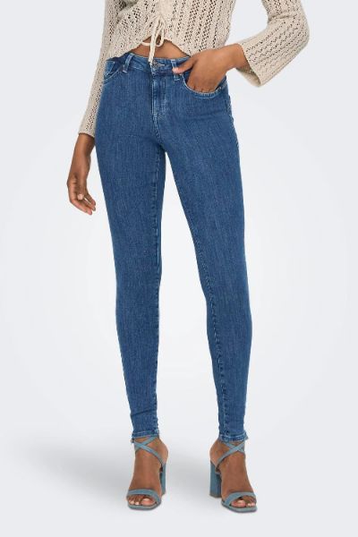 ONLY Power Mid Skinny Jean Blue