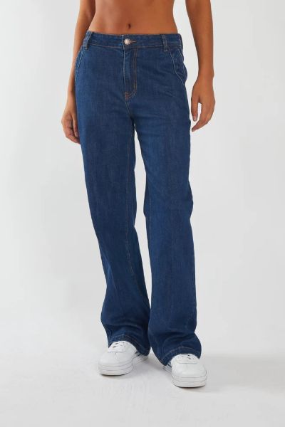 Diesel Cara Wide Leg Jean Blue Indigo